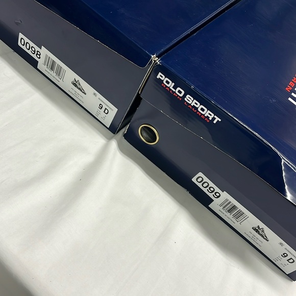 Ralph Lauren Polo Sport Mens shoes BlackYellow PS100 High Top RL Made in Vietnam - Picture 16 of 16